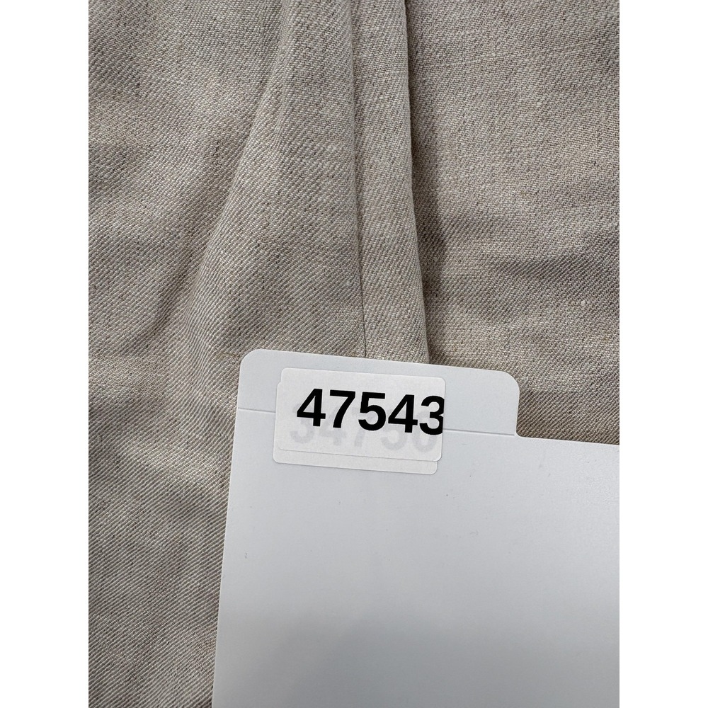 J Crew Kaya Linen Blend Dress Pants Womens 4 Beige Straight Lined Work Career - Picture 15 of 15